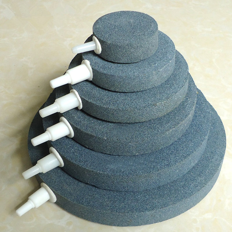 40/50/60/70/80/100mm Bubble Stone Aerator for Aquarium Fish Tank Pump Hydroponic Oxygen Plate Mini Air Pump Accessories
