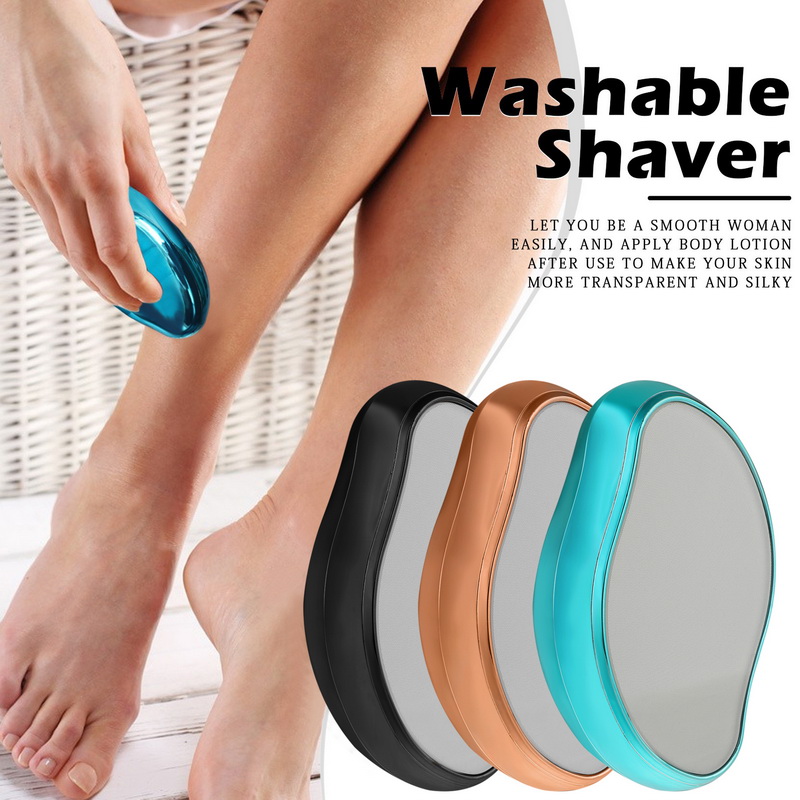  Physical Hair Removal Painless Safe Epilator Easy Cleaning Reusable Body Beauty Depilation Tool Crystal Hair Eraser