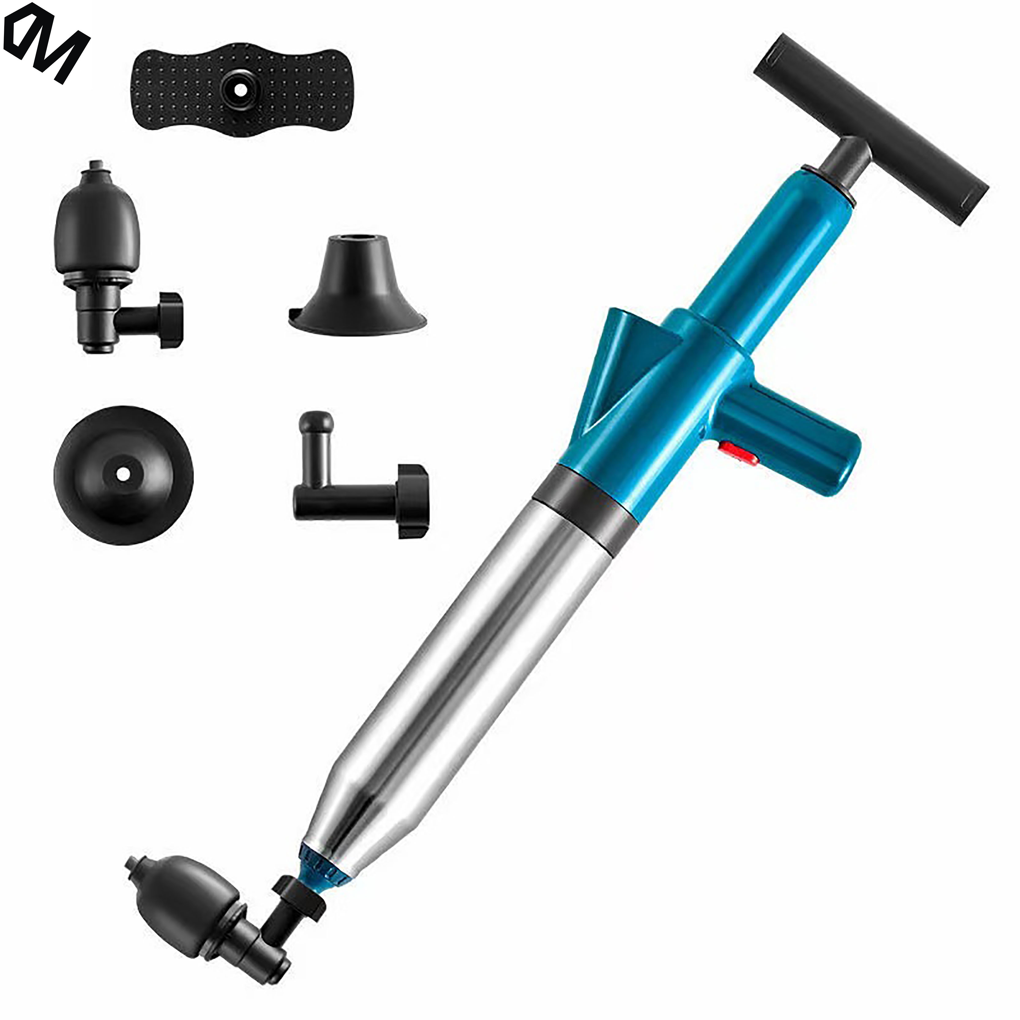Toilet Plunger High Pressure Drain Plunger Dredge Clog Remover Air Drain Blaster for Bath Toilets Bathroom Shower Sink Bathtub