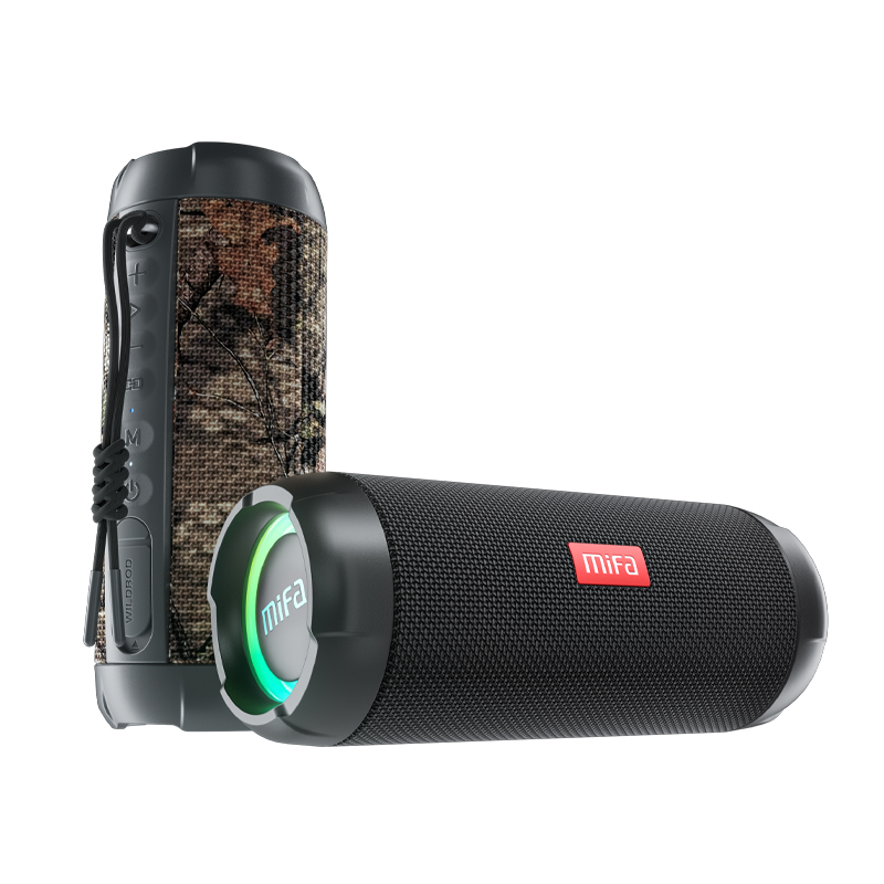 mifa WildRod Portable Bluetooth Speaker Wireless Outdoor camping Speaker， Bluetooth 5.3 Streaming，IP67 Waterproof and Dustproof