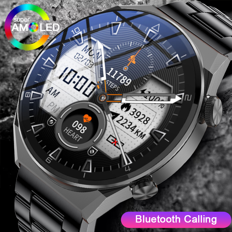 LIGE  NFC Smart Watch Men Women Smartwatch Door Access Control 1.45" HD Screen Wireless Charging Dial Call Fitness Bracelet