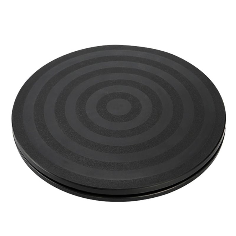  8" Round Bonsai Turntable Rotating Plate Wheel Revolving Home Kitchen Display