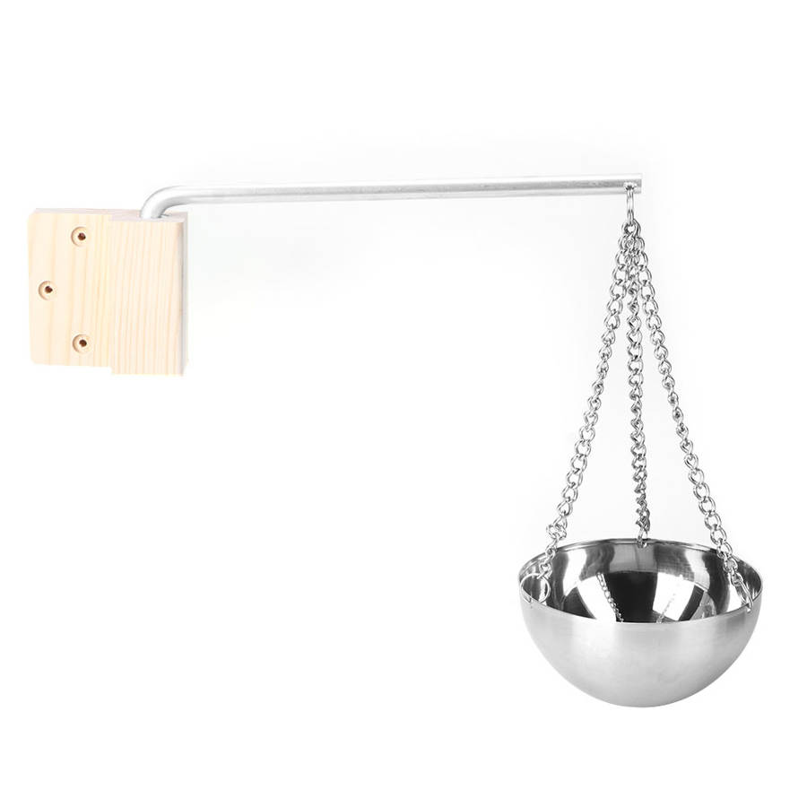 Stainless Steel Sauna Bowl Aroma Bowl Cup Essential Oil Bowl Sauna Room Accessories Aromatherapy Essential Oil Bowl Steam Room